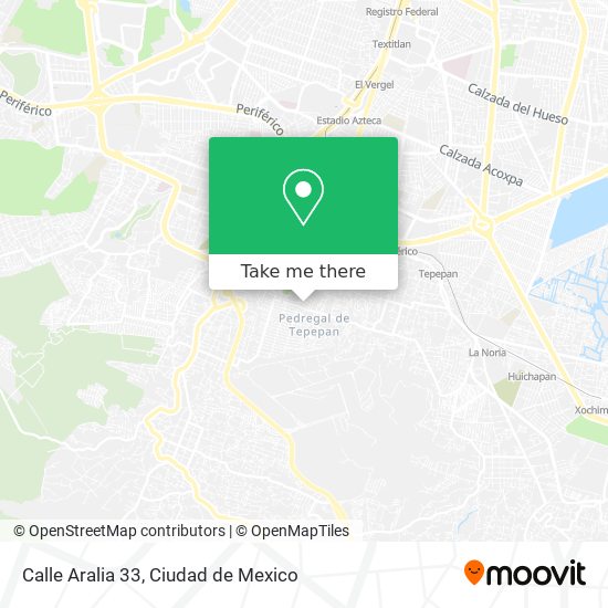 Calle Aralia 33 map