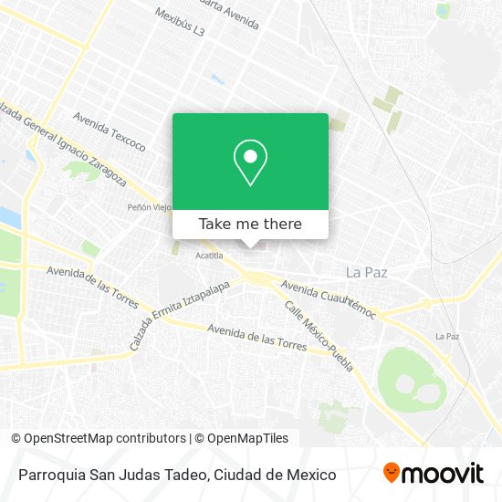 Mapa de Parroquia San Judas Tadeo
