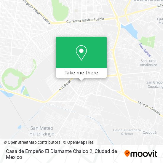 Casa de Empeño El Diamante Chalco 2 map
