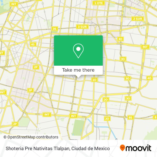 Shoteria Pre Nativitas Tlalpan map