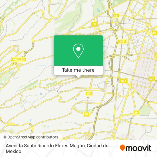 Avenida Santa Ricardo Flores Magón map