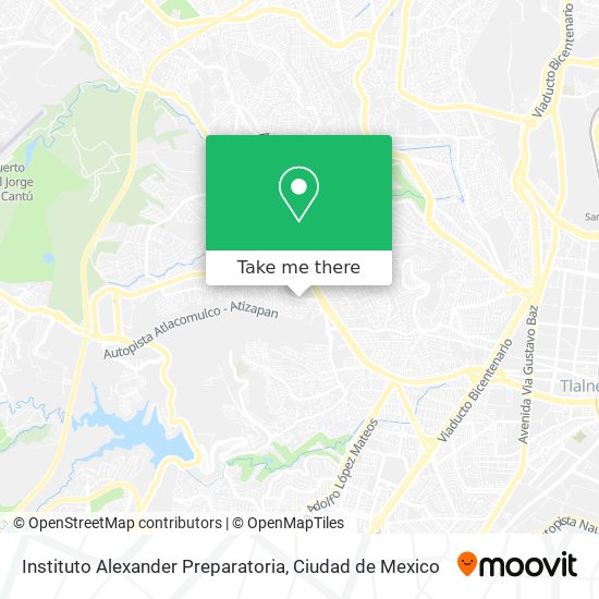 Instituto Alexander Preparatoria map
