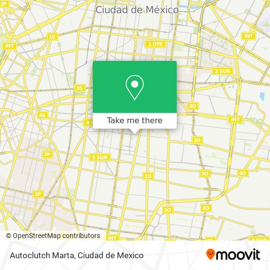 Mapa de Autoclutch Marta