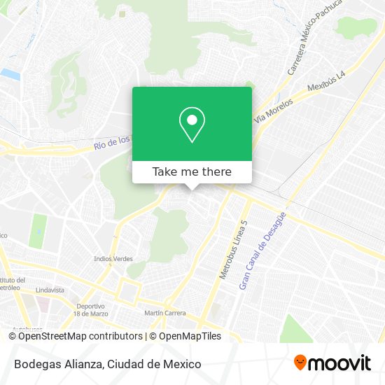 Mapa de Bodegas Alianza