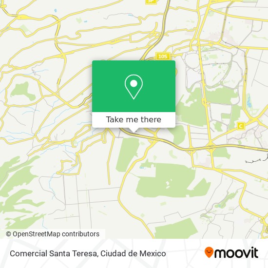 Mapa de Comercial Santa Teresa