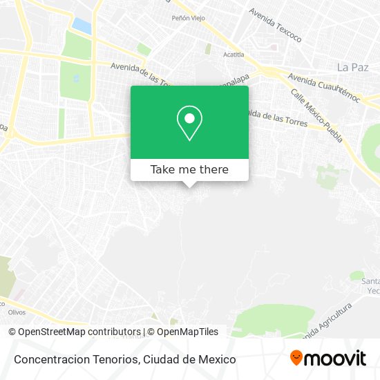 Concentracion Tenorios map