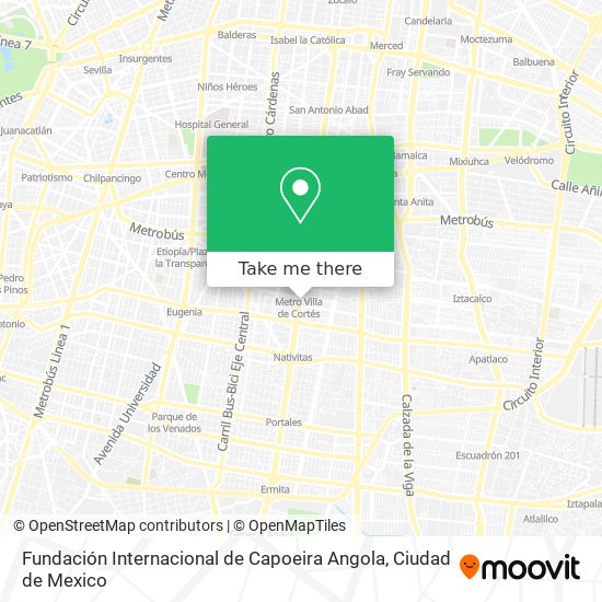 Fundación Internacional de Capoeira Angola map