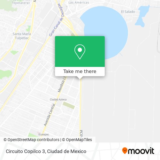 Circuito Copilco 3 map