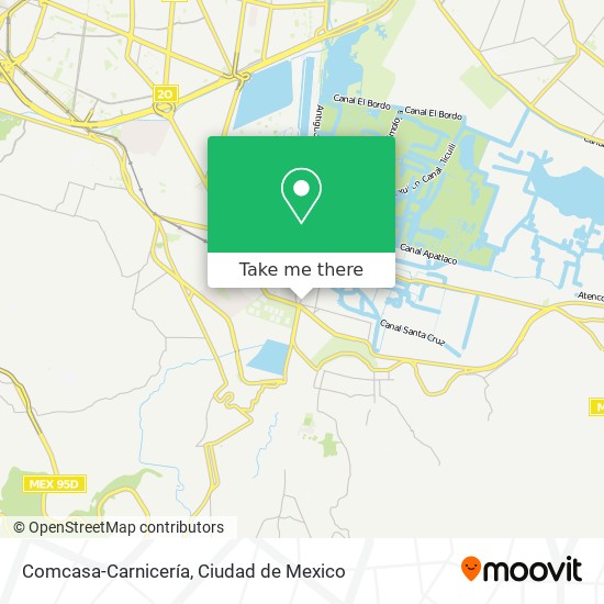 Comcasa-Carnicería map