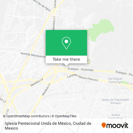 Iglesia Pentecostal Unida de México map