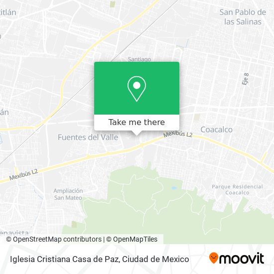 How to get to Iglesia Cristiana Casa de Paz in Cuautitlán by Bus?
