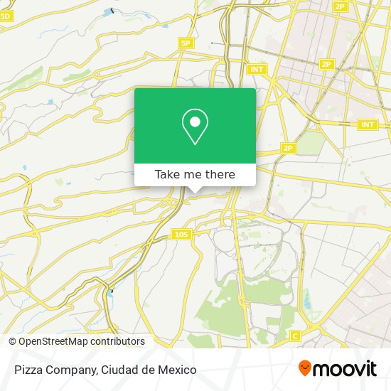 Mapa de Pizza Company