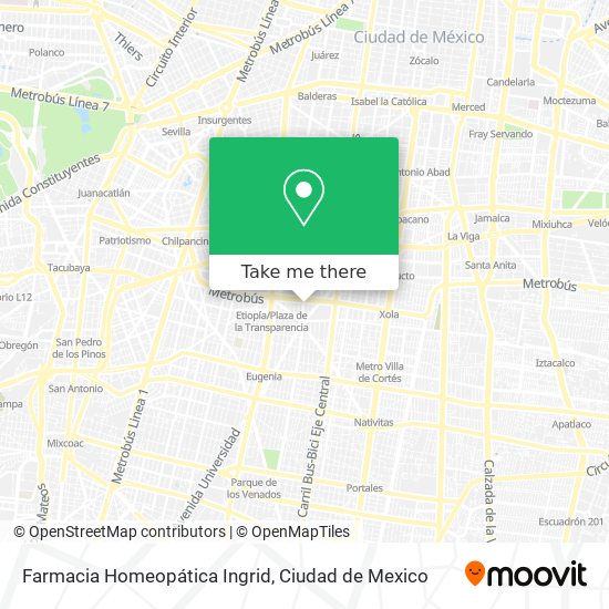 Farmacia Homeopática Ingrid map