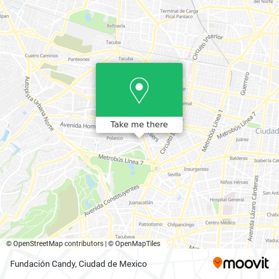 Fundación Candy map
