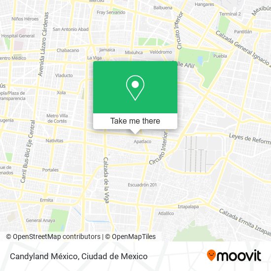 Candyland México map