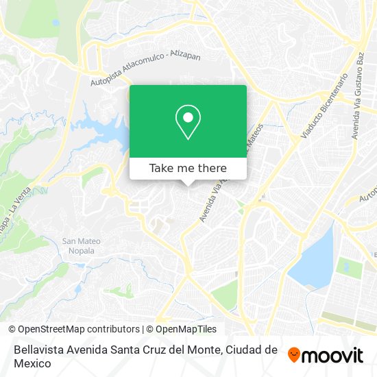 Bellavista Avenida Santa Cruz del Monte map