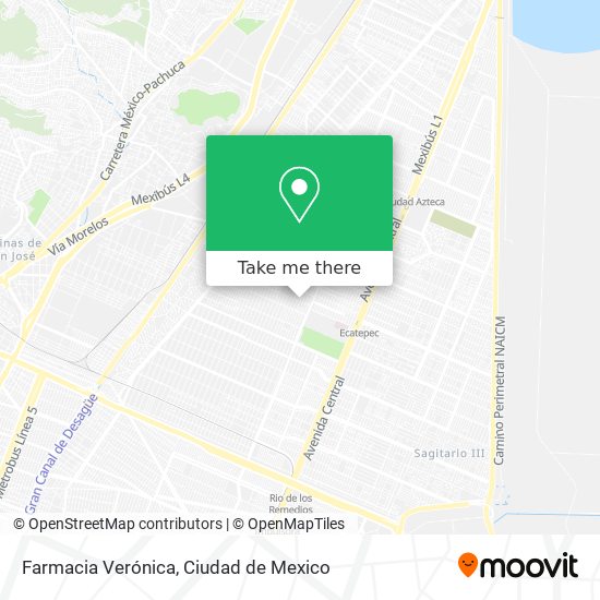 Mapa de Farmacia Verónica