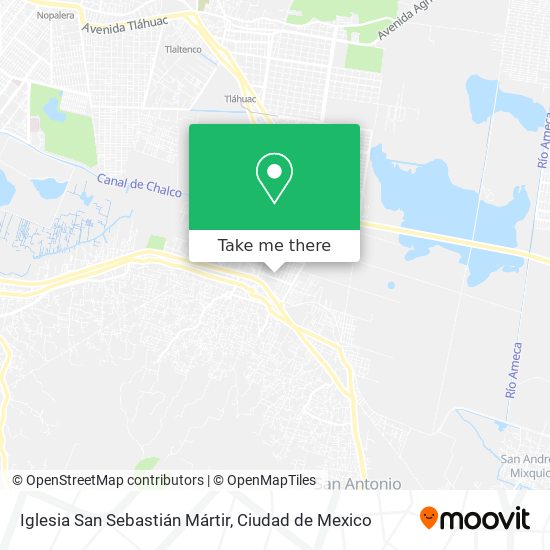 Mapa de Iglesia San Sebastián Mártir