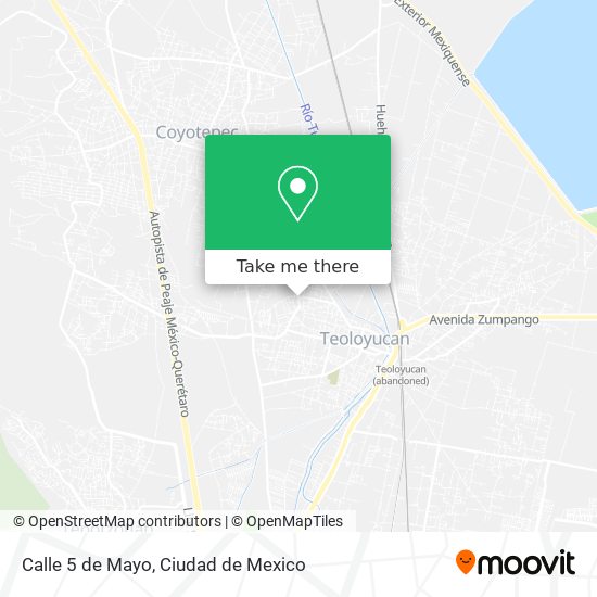 Calle 5 de Mayo map