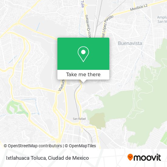Ixtlahuaca Toluca map