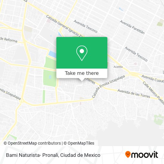 Bami Naturista- Pronali map