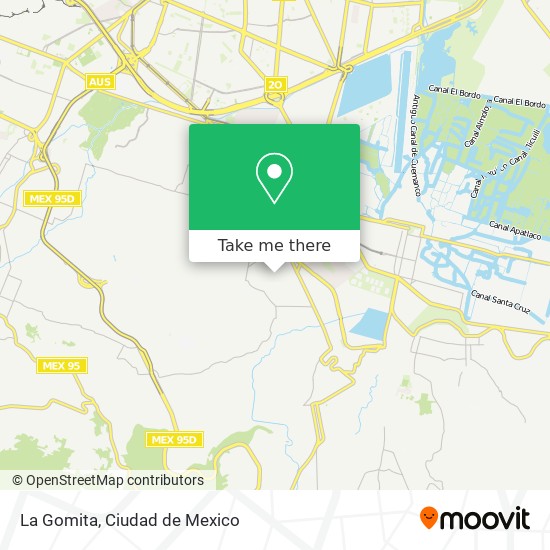 La Gomita map