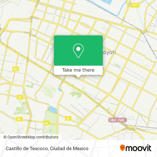 Castillo de Texcoco map