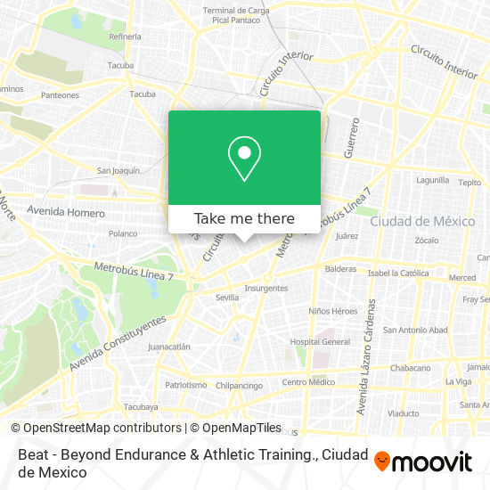 Beat - Beyond Endurance & Athletic Training. map