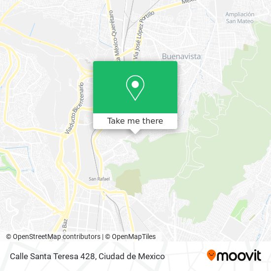 Calle Santa Teresa 428 map
