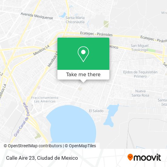 Mapa de Calle Aire 23