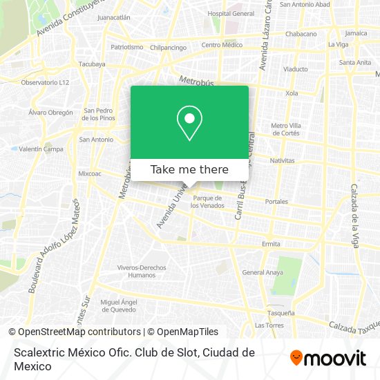 Scalextric México Ofic. Club de Slot map