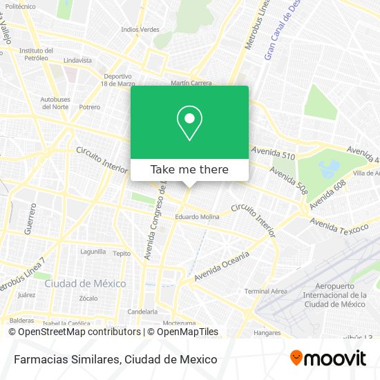 Farmacias Similares map