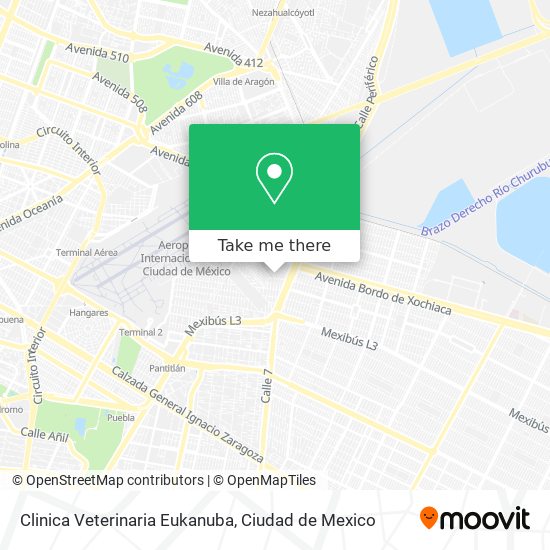 Clinica Veterinaria Eukanuba map