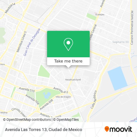 Mapa de Avenida Las Torres 13