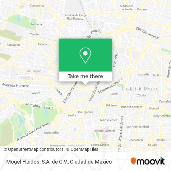 Mogel Fluidos, S.A. de C.V. map