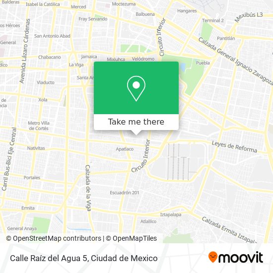 Calle Raíz del Agua 5 map