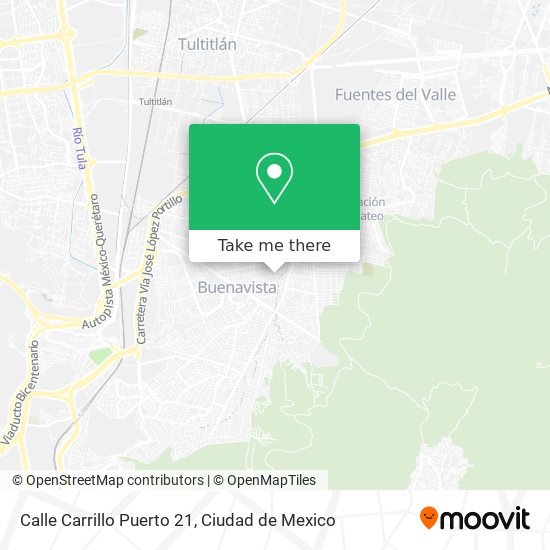 Calle Carrillo Puerto 21 map