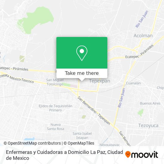 Enfermeras y Cuidadoras a Domicilio La Paz map