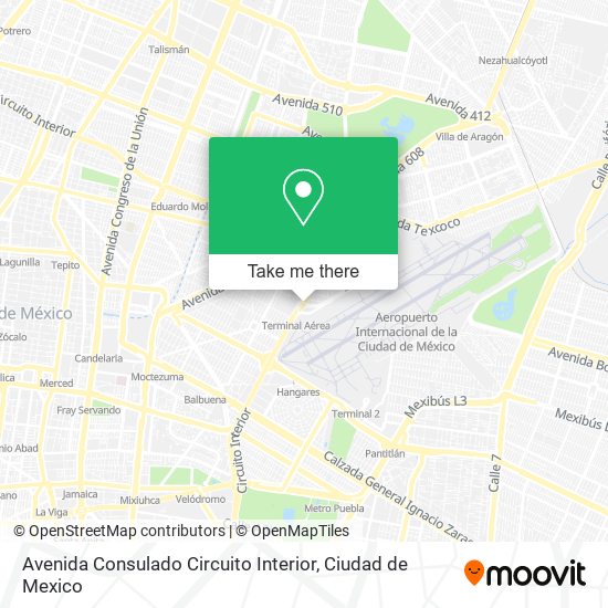 Mapa de Avenida Consulado Circuito Interior