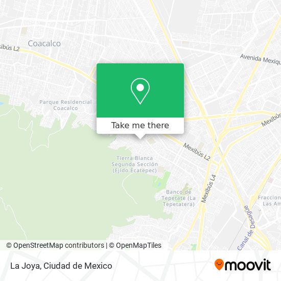 La Joya map