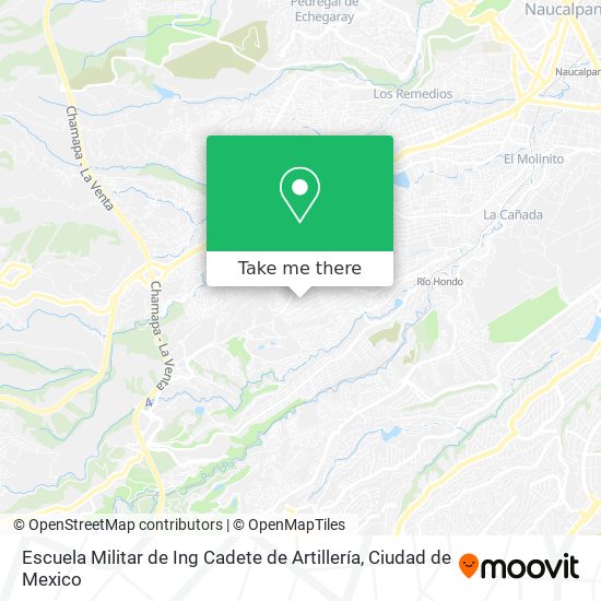 Escuela Militar de Ing Cadete de Artillería map