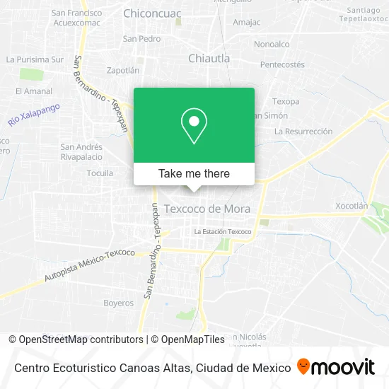 Mapa de Centro Ecoturistico Canoas Altas