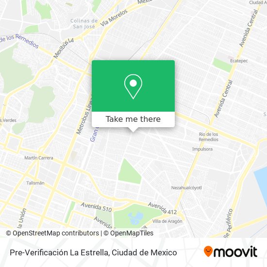 Pre-Verificación La Estrella map