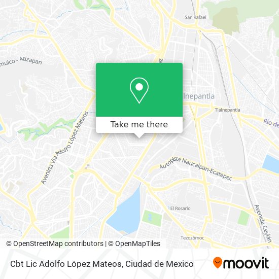 Mapa de Cbt Lic Adolfo López Mateos