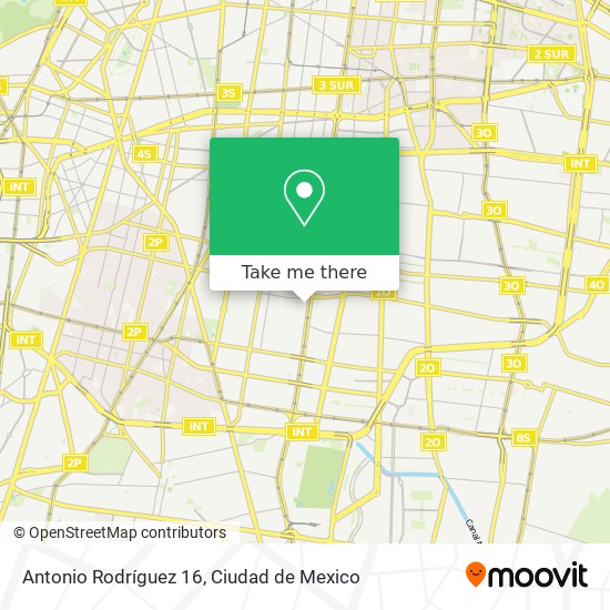 Antonio Rodríguez 16 map