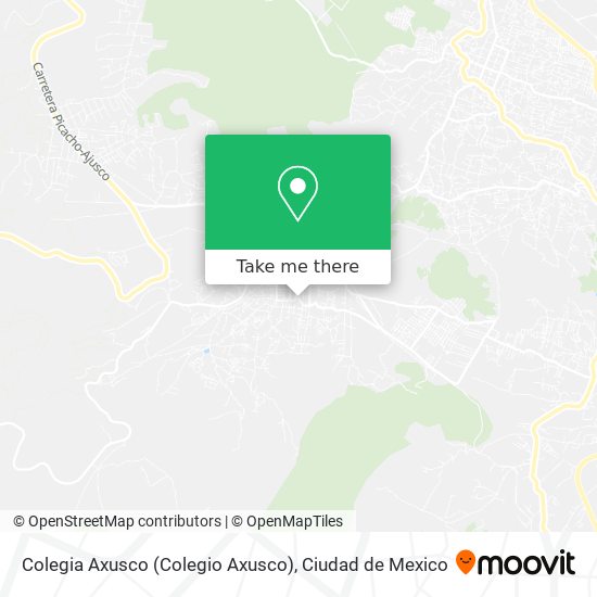 Mapa de Colegia Axusco (Colegio Axusco)