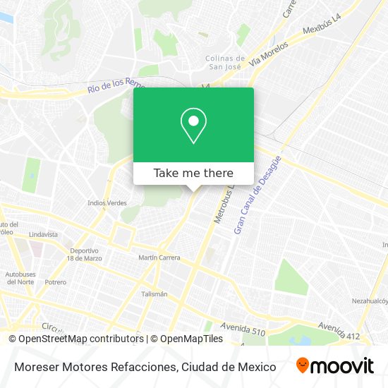 Moreser Motores Refacciones map