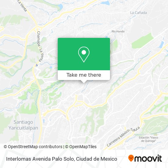Interlomas Avenida Palo Solo map