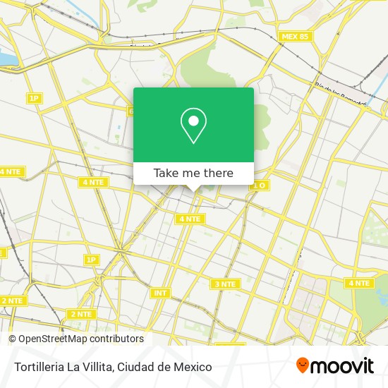 Mapa de Tortilleria La Villita