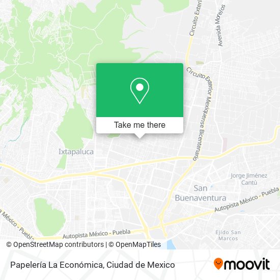 Papelería La Económica map